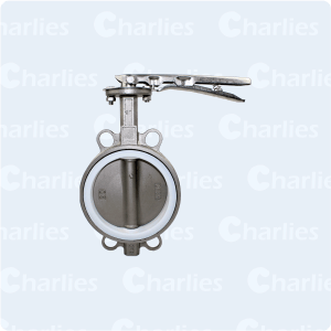 BUTTERFLY VALVE PTFE LINED WAFER