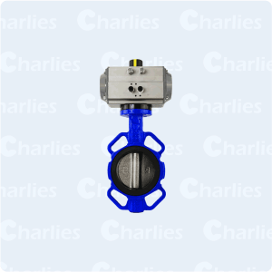 BUTTERFLY VALVE WITH CONTROL ON-OFF