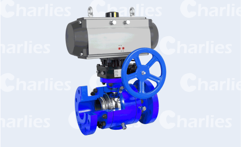 PNUEMATIC ACTUATOR WITH BALL VALVE